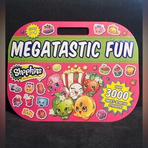 Shopkins "Megatastic Fun" Scented Sticker and Activity Book.